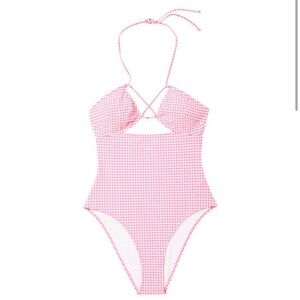 Victoria's Secret Gingham One Piece  Swimsuit